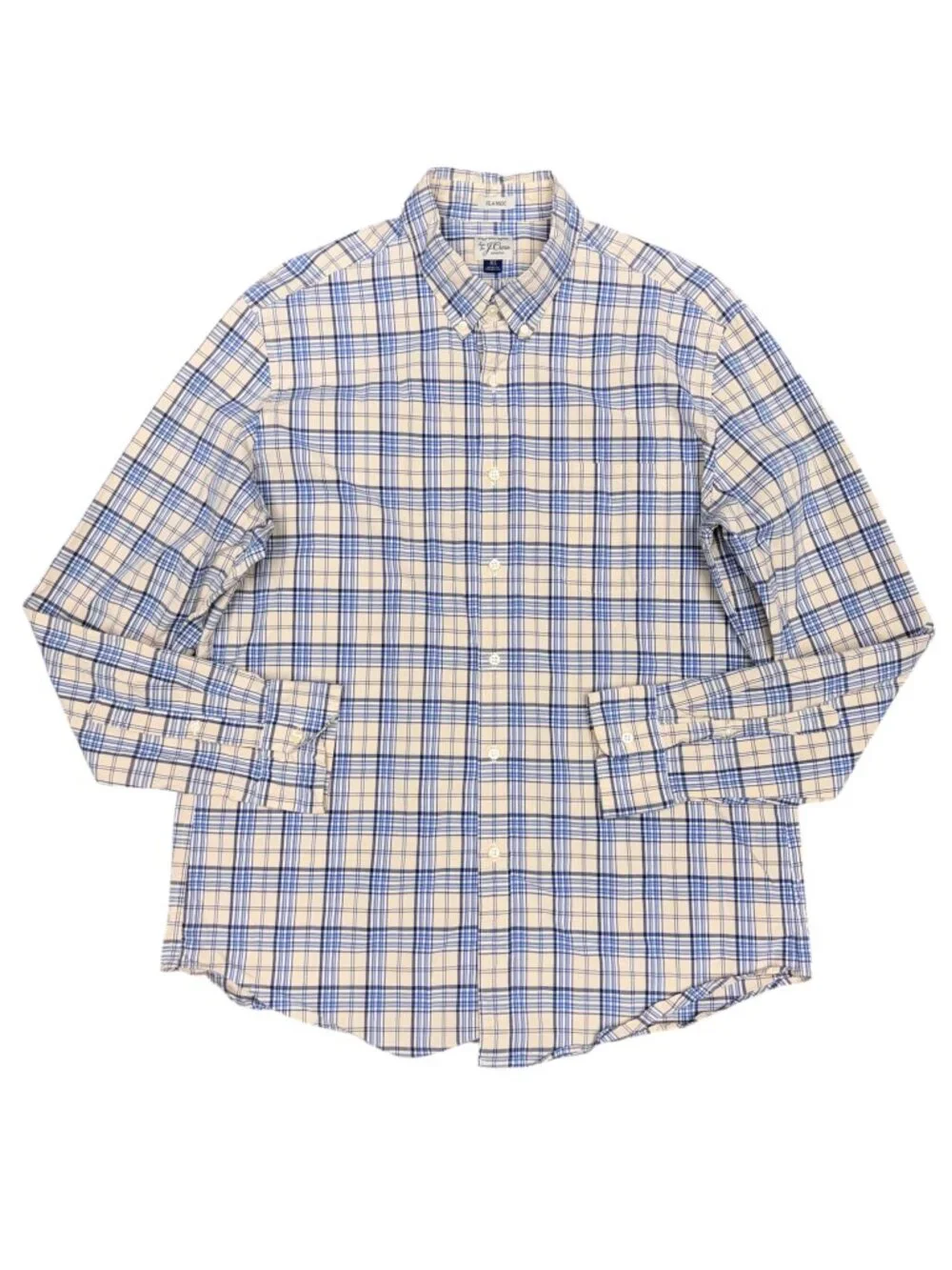 J. CREW | Men's | Secret Wash Classic Fit Button-Down Shirt | Size XL